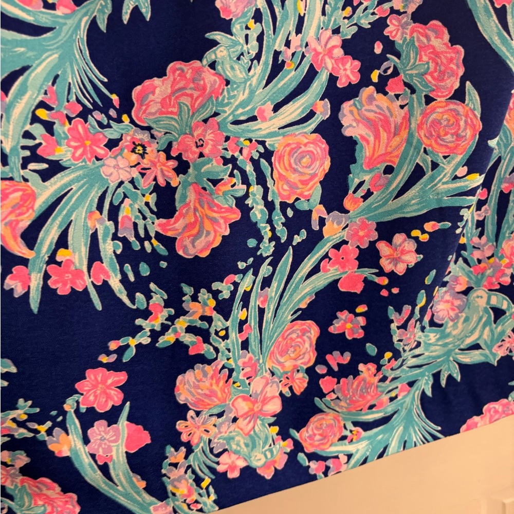 Lily Pulitzer Floral Dress in Blue‎ and Pink S - Picture 5 of 12